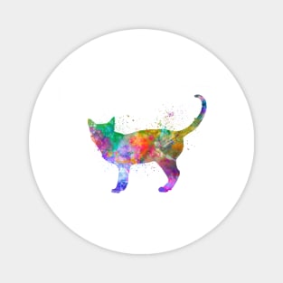 Singapura cat in watercolor Magnet